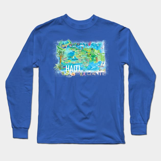 Haiti Long Sleeve T-Shirt by artshop77